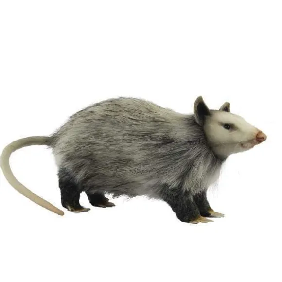 Handcrafted 12 Inch Lifelike Opossum Stuffed Animal by Hansa