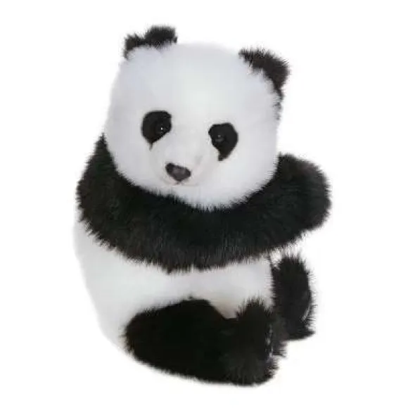 Handcrafted 16 Inch Lifelike Panda Bear Cub Stuffed Animal by Hansa