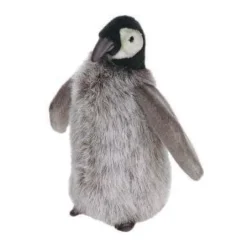 Handcrafted 10 Inch Lifelike Penguin Chick Stuffed Animal by Hansa