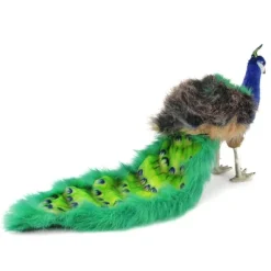 Handcrafted 10 Inch Lifelike Peacock Stuffed Animal by Hansa