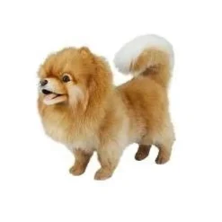 Handcrafted 14 Inch Lifelike Pomeranian Dog Stuffed Animal by Hansa