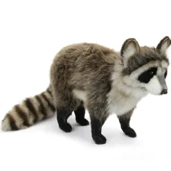 Handcrafted 18 Inch Lifelike Raccoon Stuffed Animal by Hansa