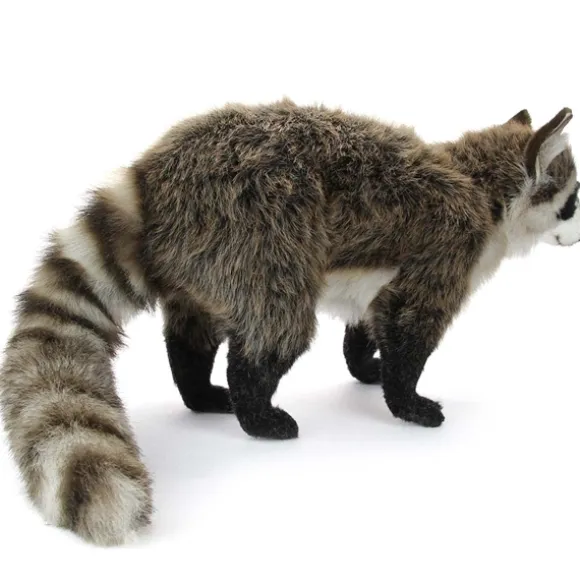 Handcrafted 18 Inch Lifelike Raccoon Stuffed Animal by Hansa
