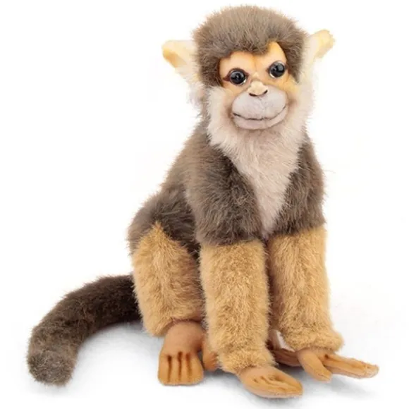 Handcrafted 7 Inch Lifelike Squirrel Monkey Stuffed Animal by Hansa