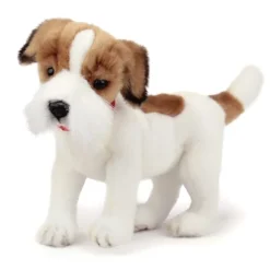 Handcrafted 12 Inch Lifelike Stuffed Jack Russell Terrier by Hansa