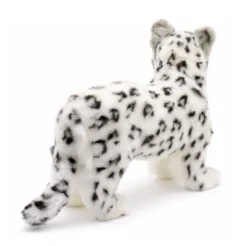Handcrafted 15 Inch Lifelike Standing Snow Leopard Stuffed Animal by Hansa