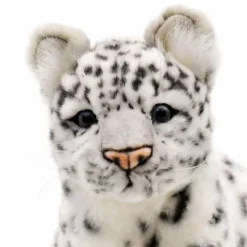 Handcrafted 15 Inch Lifelike Standing Snow Leopard Stuffed Animal by Hansa