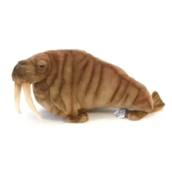 Handcrafted 15 Inch Lifelike Walrus Stuffed Animal by Hansa