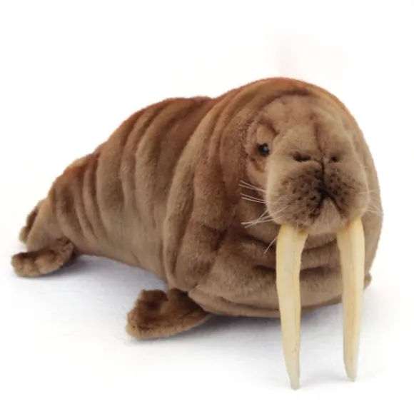 Handcrafted 15 Inch Lifelike Walrus Stuffed Animal by Hansa