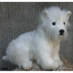 Handcrafted 9 Inch Lifelike Westie Stuffed Animal by Hansa