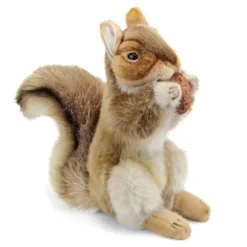Handcrafted 9 Inch Standing Lifelike Squirrel Stuffed Animal by Hansa