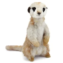 Handcrafted 10 Inch Standing Lifelike Meerkat Stuffed Animal by Hansa