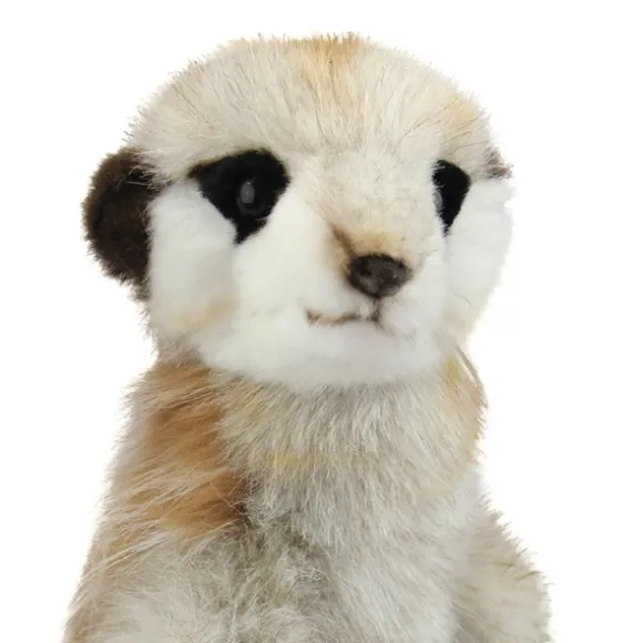 Handcrafted 10 Inch Standing Lifelike Meerkat Stuffed Animal by Hansa