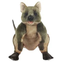 Handcrafted Lifelike Quokka Stuffed Animal by Hansa