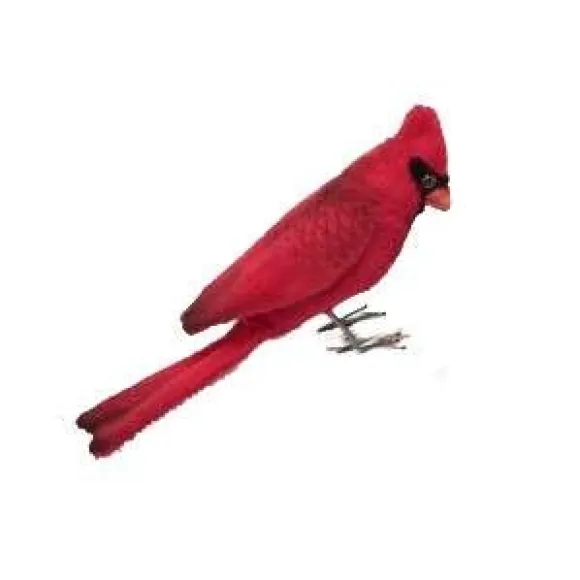 Handcrafted Lifelike Red Cardinal Stuffed Animal by Hansa