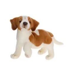 Handcrafted Lifelike St. Bernard Puppy Stuffed Animal Dog by Hansa