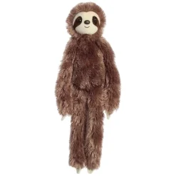 Hanging Taupe Sloth Stuffed Animal by Aurora