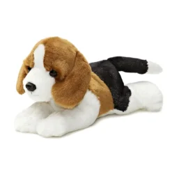 Homer the Stuffed Beagle Mini Flopsie Dog by Aurora