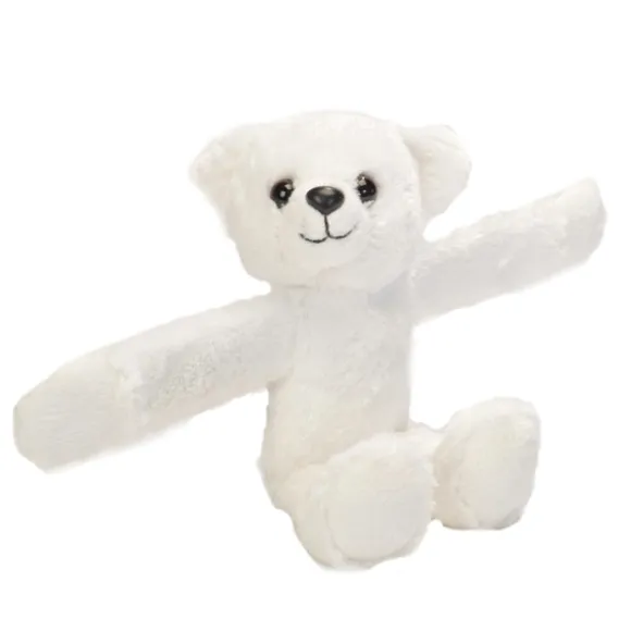 Huggers Polar Bear Stuffed Animal Slap Bracelet by Wild Republic