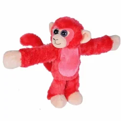 Huggers Red Monkey Stuffed Animal Slap Bracelet by Wild Republic