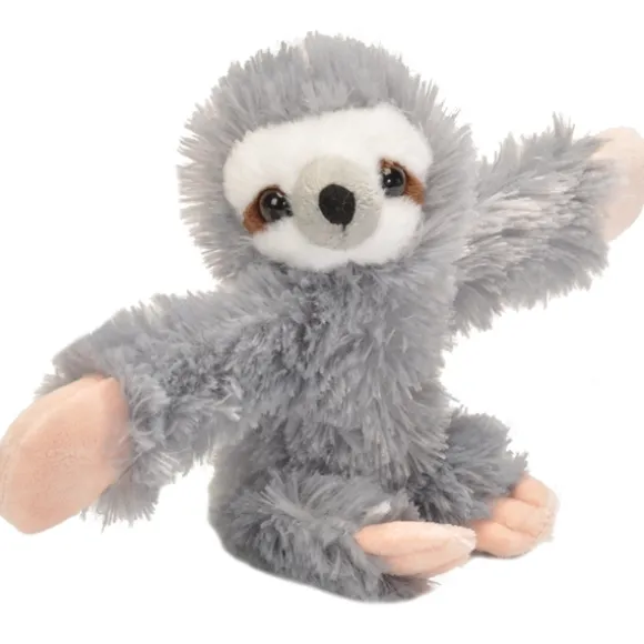 Huggers Sloth Stuffed Animal Slap Bracelet by Wild Republic