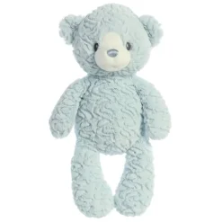 Huggy Bear the Small Baby Safe Plush Blue Bear by Ebba