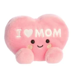 I Love Mom Plush Heart Palm Pals by Aurora