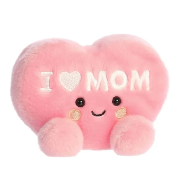 I Love Mom Plush Heart Palm Pals by Aurora