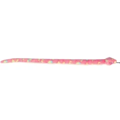 51 Inch Colorful Bubblegum Snake Stuffed Animal by Aurora