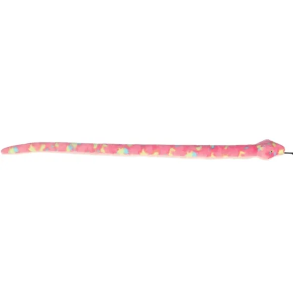 51 Inch Colorful Bubblegum Snake Stuffed Animal by Aurora