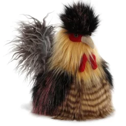 Jacques the Designer Stuffed Rooster Luxe Boutique Plush by Aurora