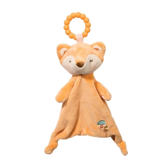 Jordan Fox Baby Safe Plush Lovey with Teether Ring by Douglas