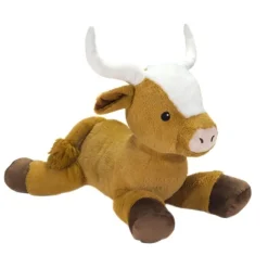 Jumbo Laydown 26 Inch Stuffed Longhorn Bull by Fiesta