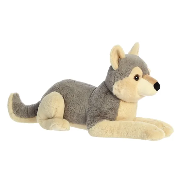 Jumbo Plush Wolf Super Flopsie Stuffed Animal by Aurora