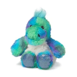 Junior Microwavable Weighted and Scented Rainbow Dinosaur Stuffed Animal by Warmies