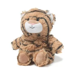 Junior Microwavable Weighted and Scented Tiger Stuffed Animal by Warmies