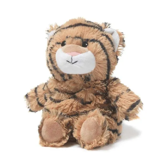 Junior Microwavable Weighted and Scented Tiger Stuffed Animal by Warmies