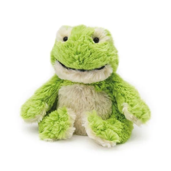 Junior Microwavable Weighted and Scented Frog Stuffed Animal by Warmies