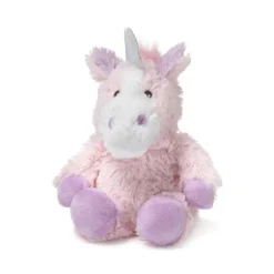 Junior Microwavable Weighted and Scented Pink Unicorn Stuffed Animal by Warmies