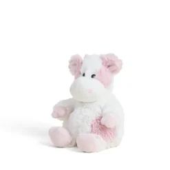 Junior Microwavable Weighted and Scented Strawberry Cow Stuffed Animal by Warmies