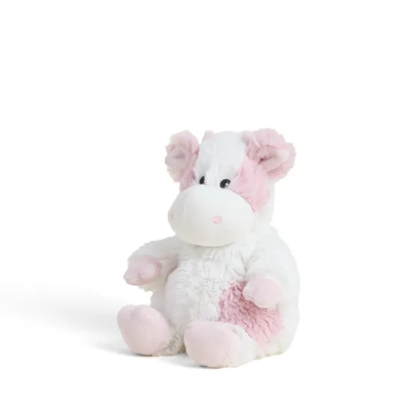 Junior Microwavable Weighted and Scented Strawberry Cow Stuffed Animal by Warmies