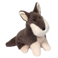 Large Muzzles Wayne the 10 Inch Wolf Stuffed Animal by Douglas