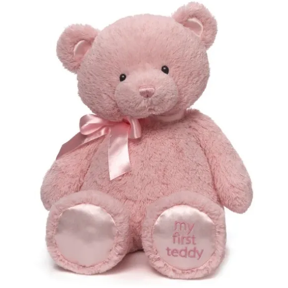 Large Pink Baby Safe My First Teddy Bear by Gund