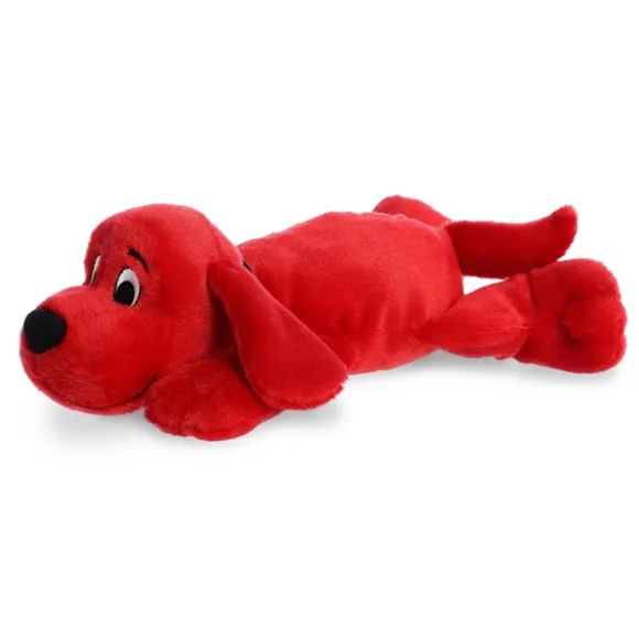 Laying Clifford the Big Red Dog Stuffed Animal by Aurora