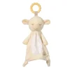 Lennox Lamb Baby Safe Plush Lovey with Teether Ring by Douglas