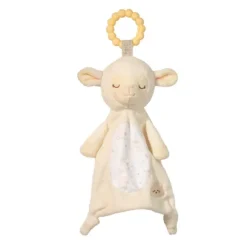 Lennox Lamb Baby Safe Plush Lovey with Teether Ring by Douglas