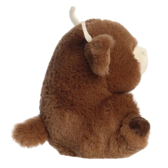 Liam the Longhorn Bull Stuffed Animal 5 Inch Rolly Pet by Aurora