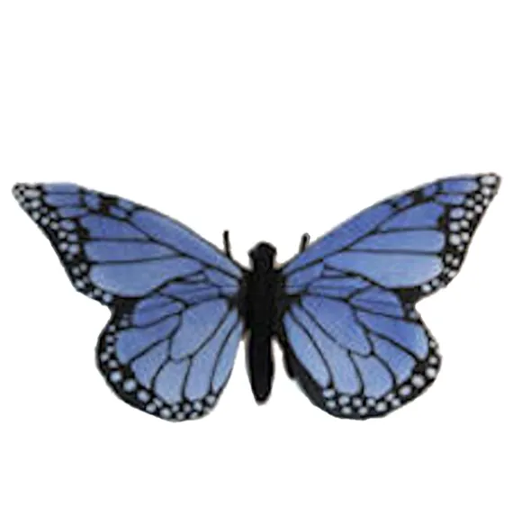 Lifelike Blue Butterfly Stuffed Animal by Hansa