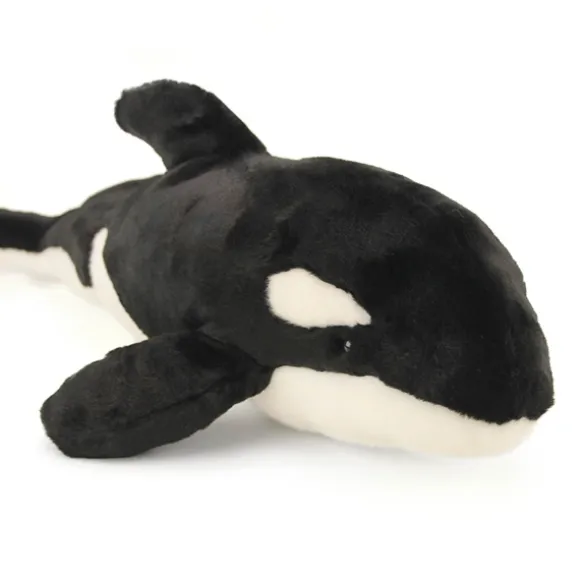 Lifelike Large Orca Stuffed Animal by Hansa