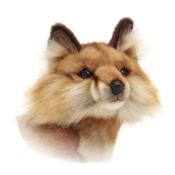 Lifelike Lying Red Fox Stuffed Animal by Hansa